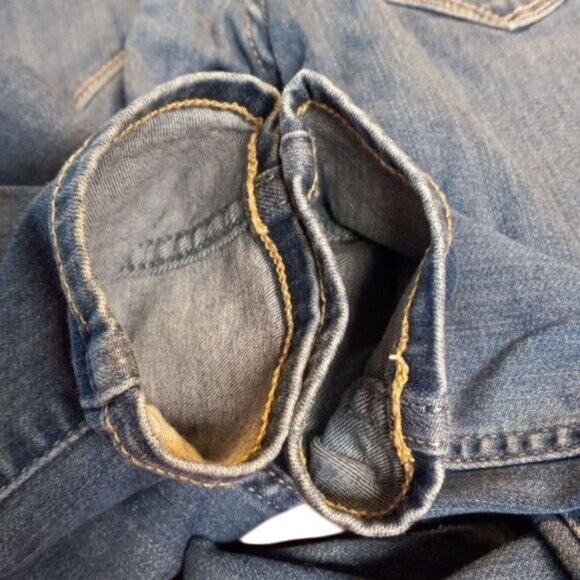 Hollister Size 7L W28 L30 Jean Leggings Womens High-Rise Blue Denim Stretch - Picture 7 of 9